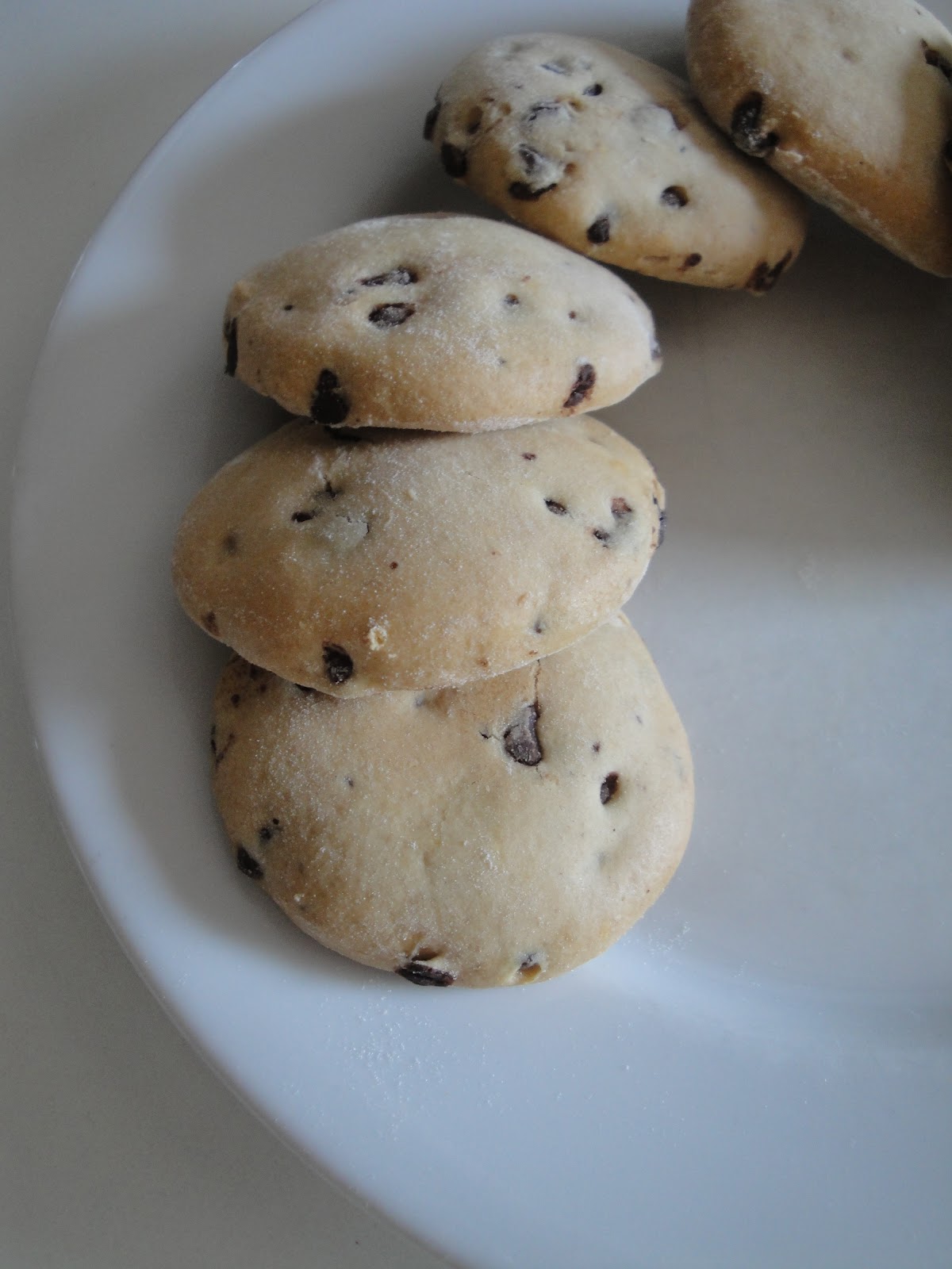 Il ricettario dei golosi Biscotti light con gocce di cioccolato