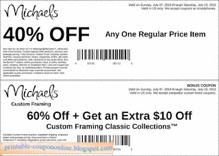 Free Printable Michaels Coupons Free Printable Michaels Coupons