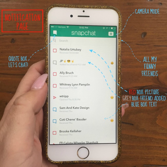 Snapchat A Tutorial & my Favorite People. Everyday Grace
