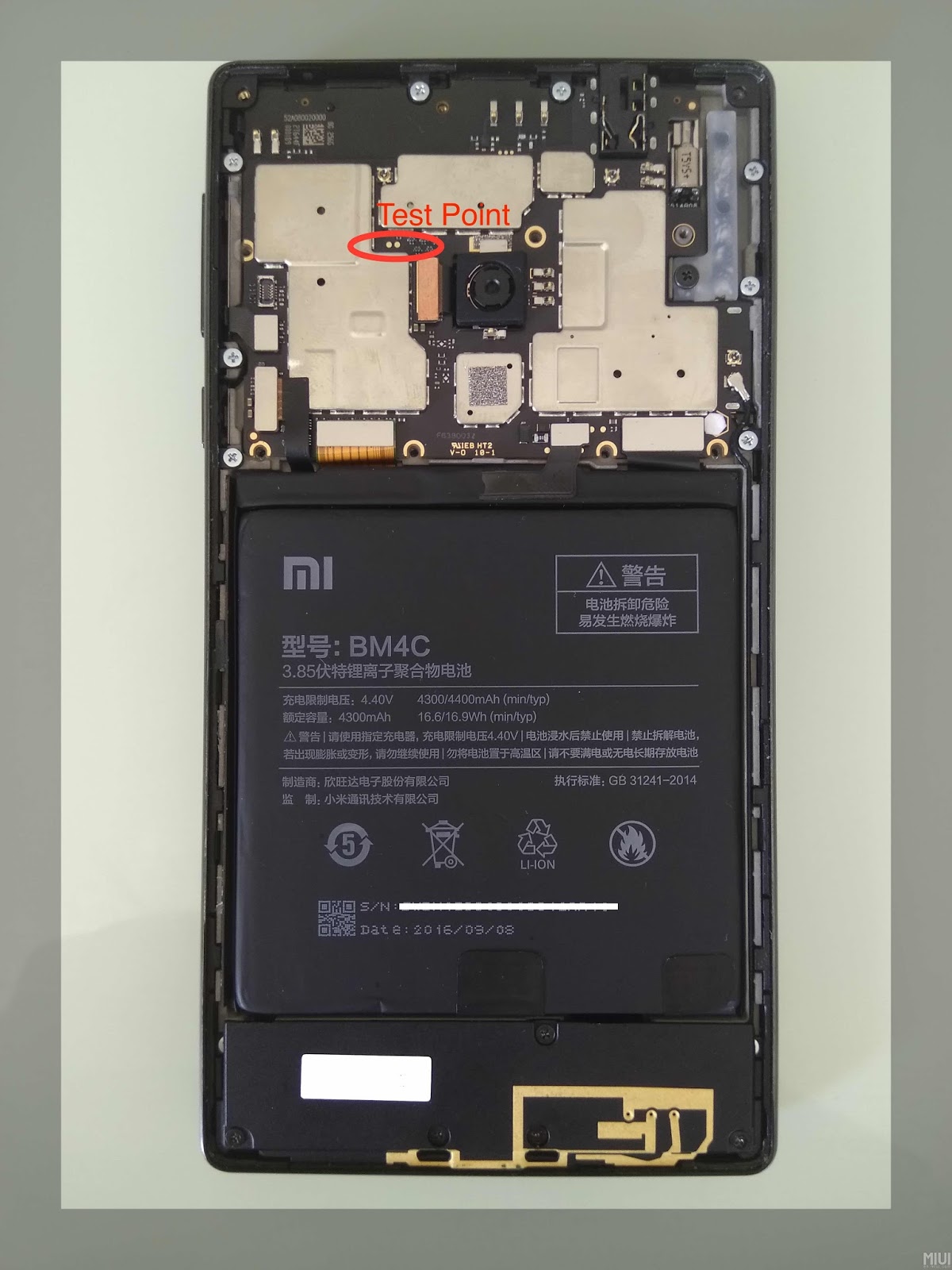 Testpoint Xiaomi Redmi 5