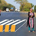 Los pasos de cebra en 3D de la India que frenan a los conductores con ilusiones ópticas