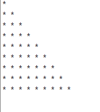 Triangle Star Pattern