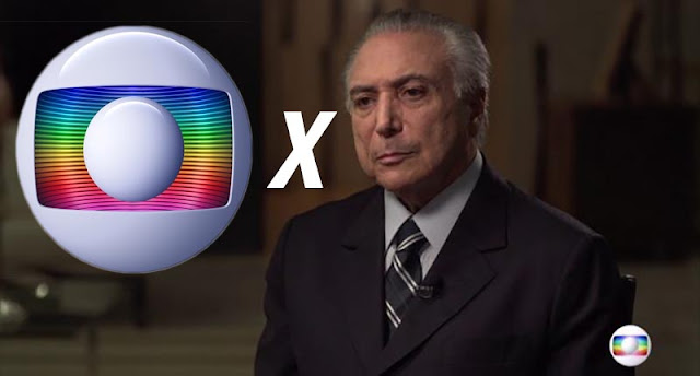 Temer declara 'guerra' à Globo; deputados querem cassar concessão da emissora Temer declara 'guerra' à Globo; deputados querem cassar concessão da emissora
