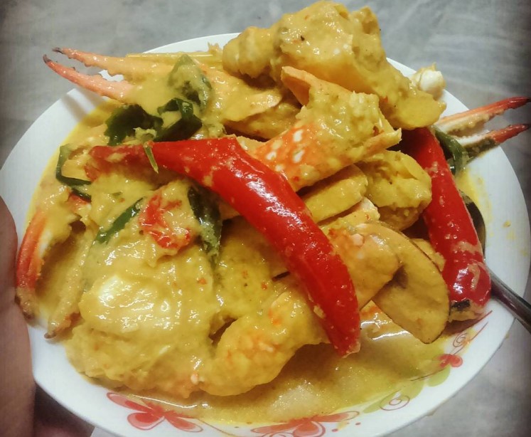 Resepi Ketam Masak Lemak Cili Api