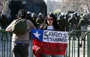 Los estudiantes llevan dos meses de protestas activas en Chile-