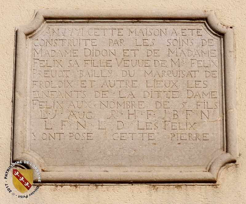 PATRIMOINE DE LORRAINE CLEREYSURBRENON (54) A la découverte du