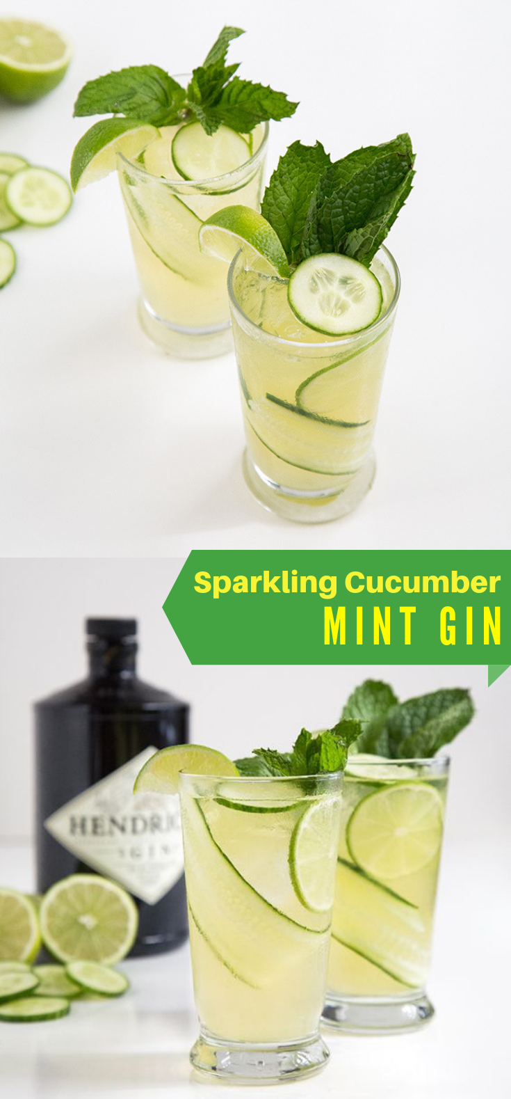 SPARKLING CUCUMBER MINT GIN #Drink #Cocktails SPARKLING CUCUMBER MINT GIN #Drink #Cocktails