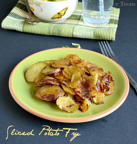 potato fry spicy sliced urulai varuval kizhangu treats easy