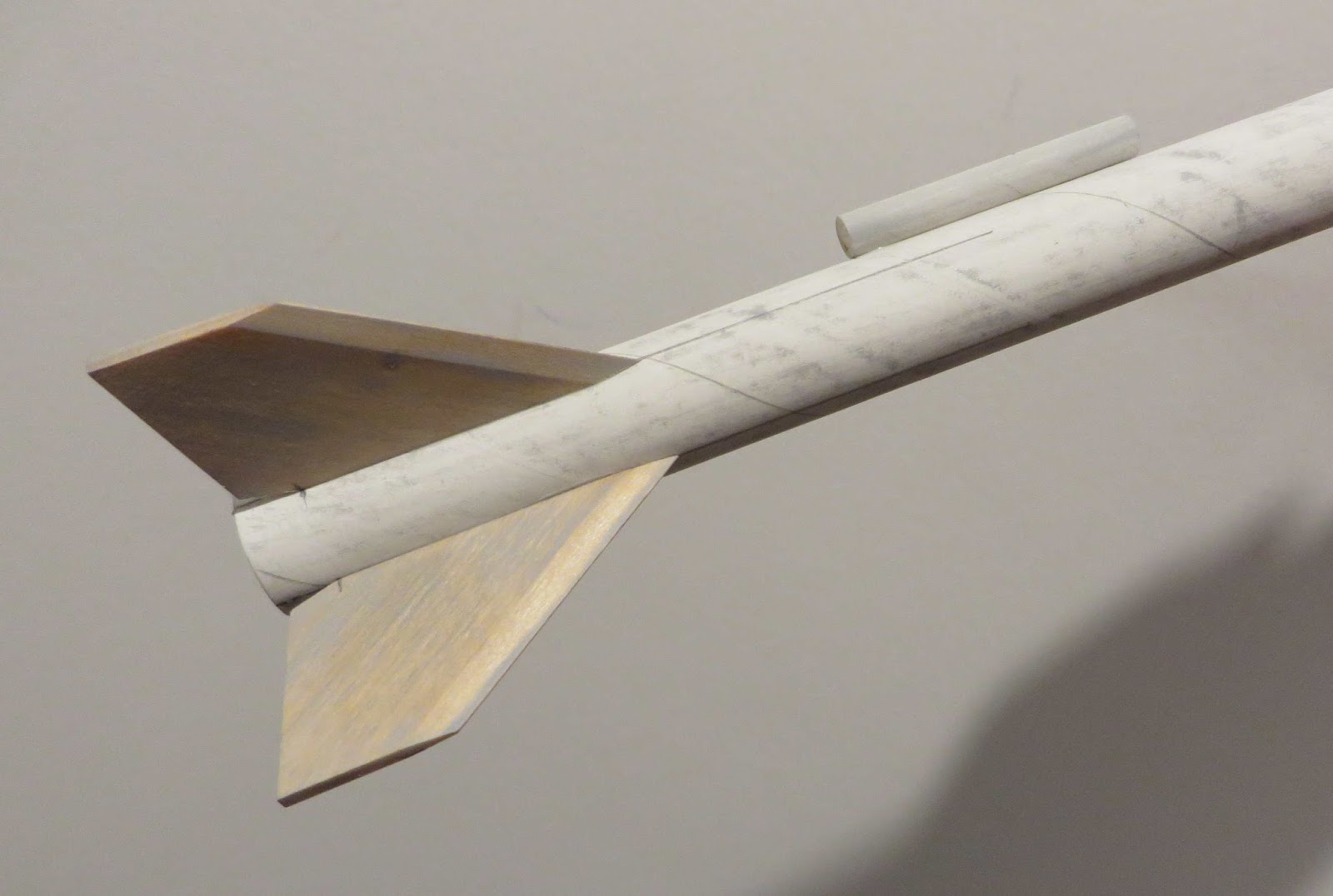 Model Rocket Building ASP D Region Tomahawk Build, Part 7, Fin Gluing