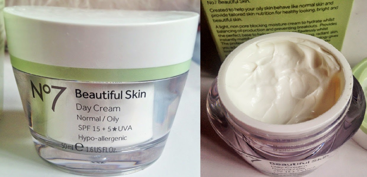 Sabrina Jaine Review No7 Beautiful Skin Day Cream For Normal/Oily Skin