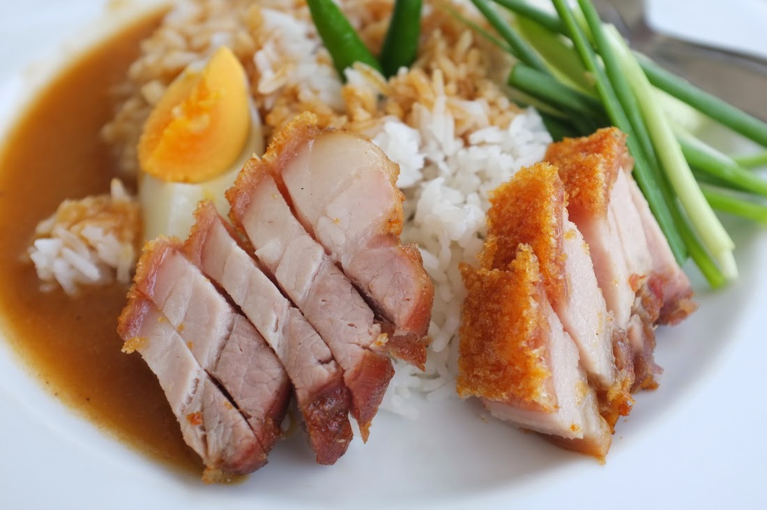 Crispy Pork with Rice Thai Cuisine Recipes