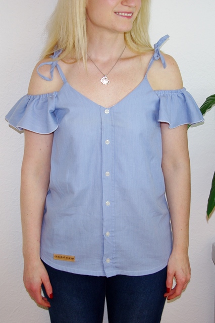 Upcycling Flügelärmel-Top von Kibadoo Upcycling Flügelärmel-Top von Kibadoo Boho Top Nähblog