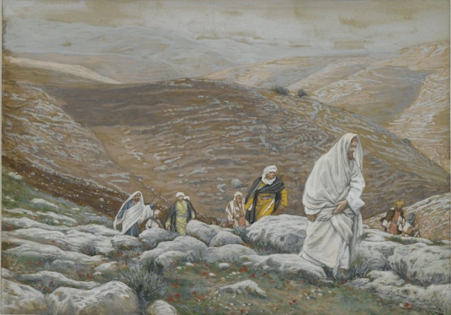 With Passover Approaching, Jesus Goes Up to Jerusalem - James Tissot