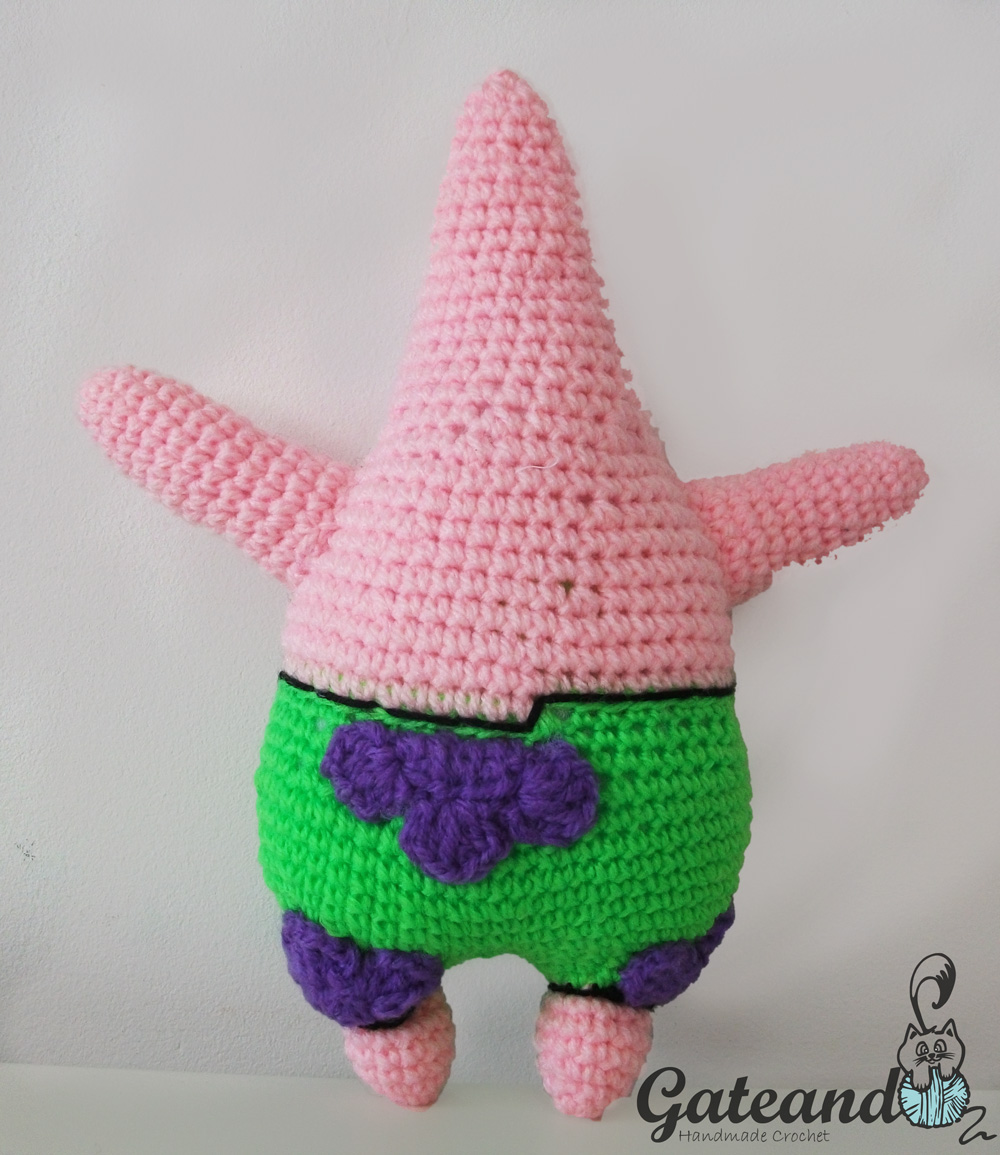 Free Pattern Patrick Star Amigurumi Ganchillo amigurumi, Patrones