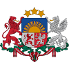 Logo Gambar Lambang Simbol Negara Latvia PNG JPG ukuran 100 px