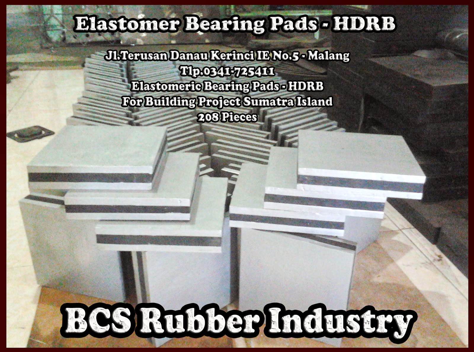 Elastomer Bearing Pad BCS Rubber #Special and Competitive Price #Good Quality ,Bantalan Jembatan