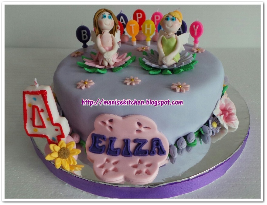 manise kitchen Tinkerbell Birthday Cake for Eliza