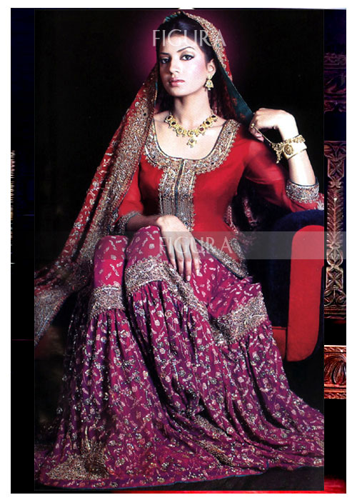 Sharara for muslim bride