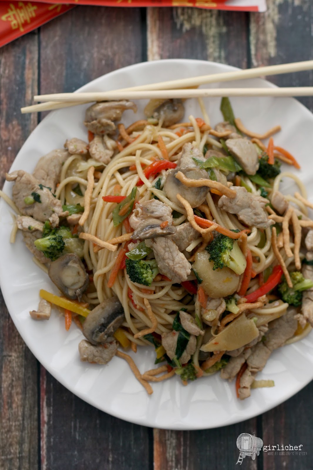 Chop Suey inspired by Lady and the Tramp | #FoodnFlix