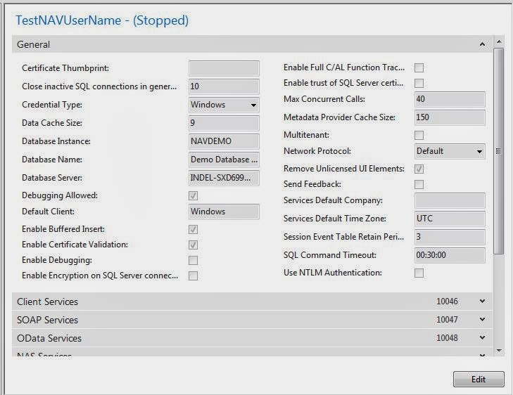 NAV 2013 R2 - How to Create a New Service Instance..