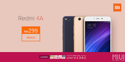 Xiaomi Redmi 4A Malaysia Price Discount Offer Promo