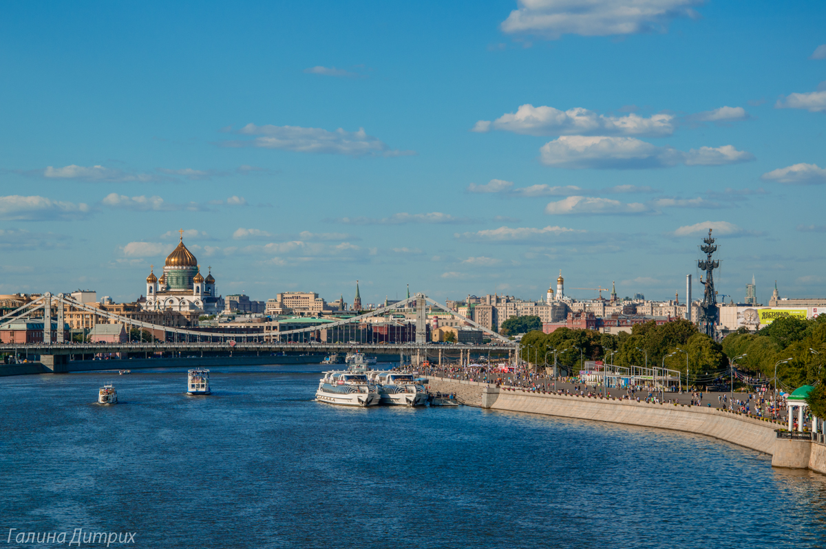 Парк Горького вид с моста фото