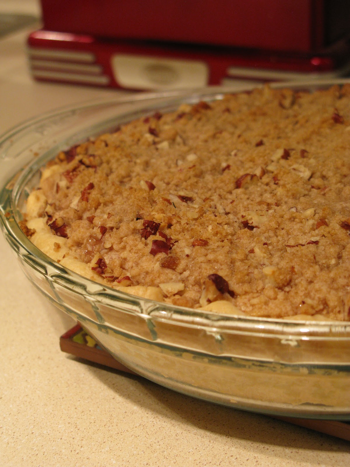 Pear Crumble Pie