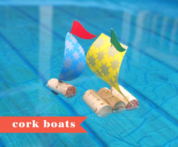 Kid's Craft: cork boats