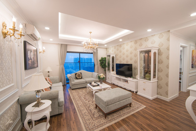 Nội thất sang trọng, hiện đại trong căn hộ TNR Goldmark City