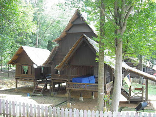 Kampung Haus im Freilichtmuseum Mini Malaysia in Melaka