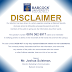 Babcock University Security Disclaimer Notice to Parents & Guardians