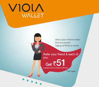 OfferLootOnline Earn Rs.51 On per Referral | OfferLoot | Viola Wallet Offer