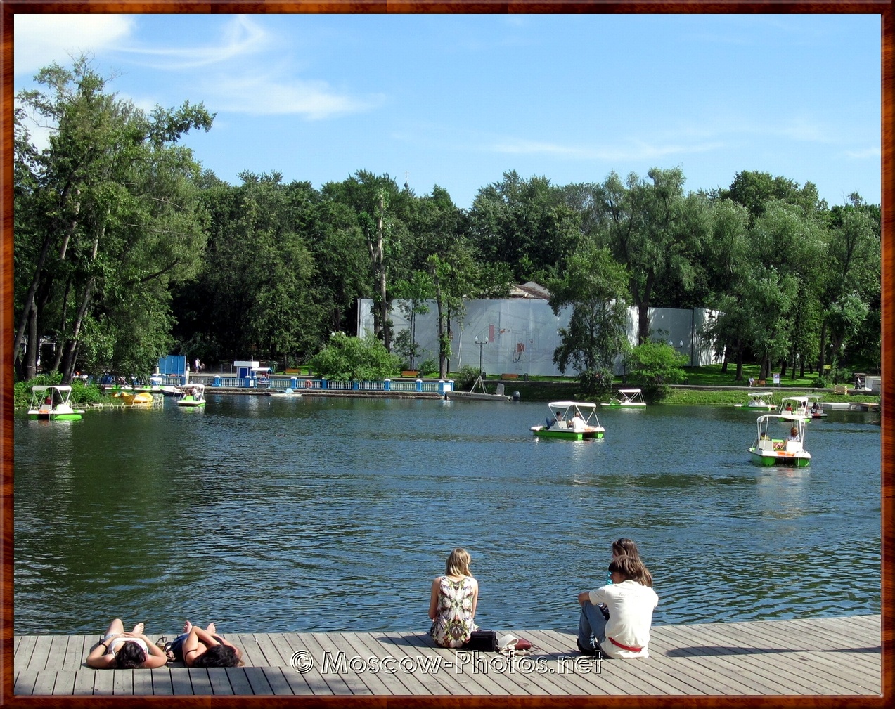 Pond In Gorky Central Park of Culture and Leisure 