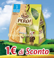 Parmareggio : buono sconto Snack Però Logo Parmareggio : buono sconto Snack Però