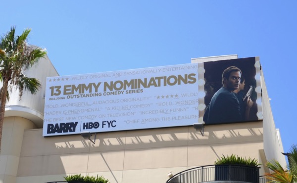 Barry 13 Emmy nominations billboard Barry 13 Emmy nominations billboard