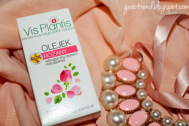 Olejek różany wzbogacony olejkiem macadamia, Vis Plantis