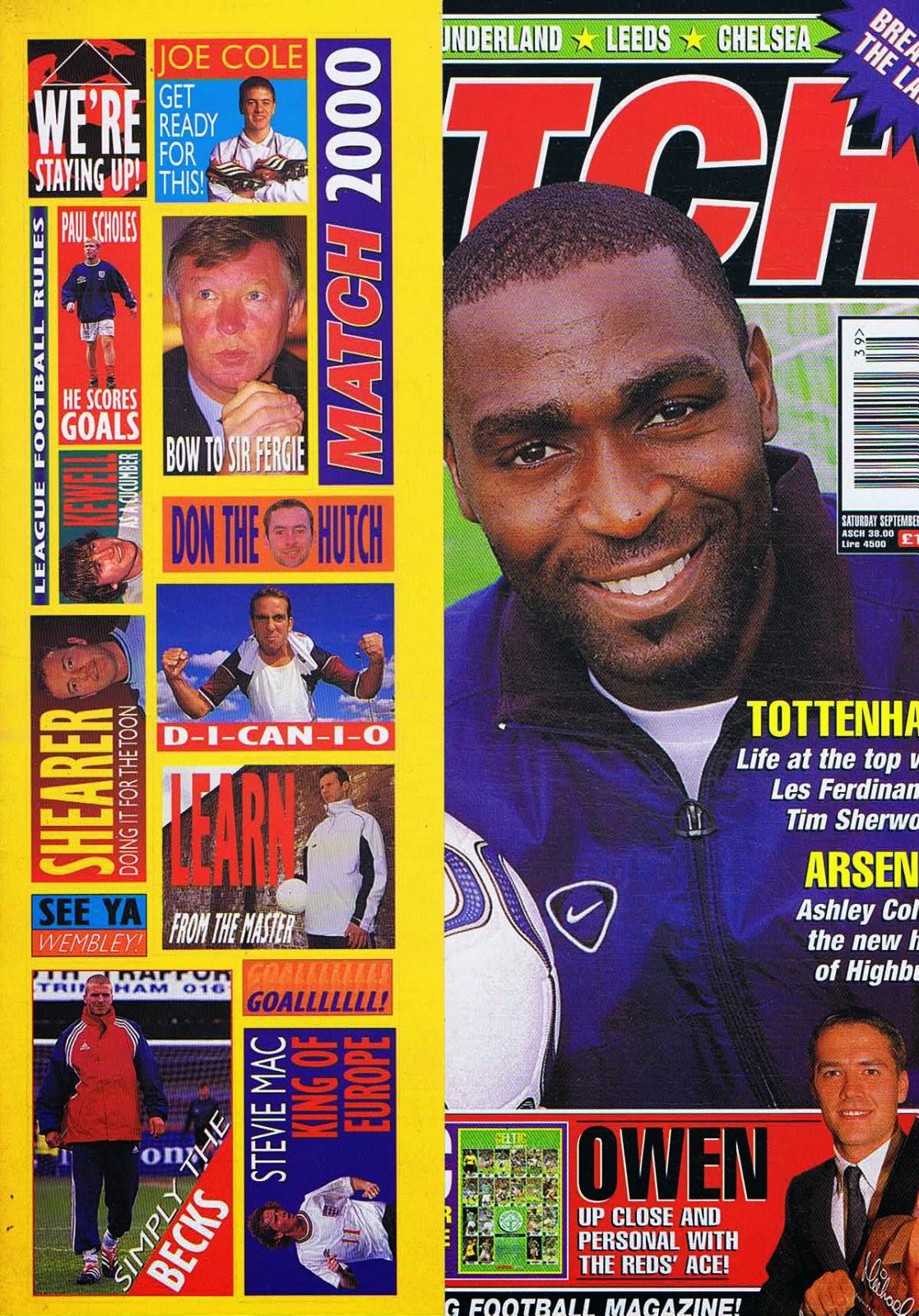 Football Cartophilic Info Exchange Match magazine Match stickers (30