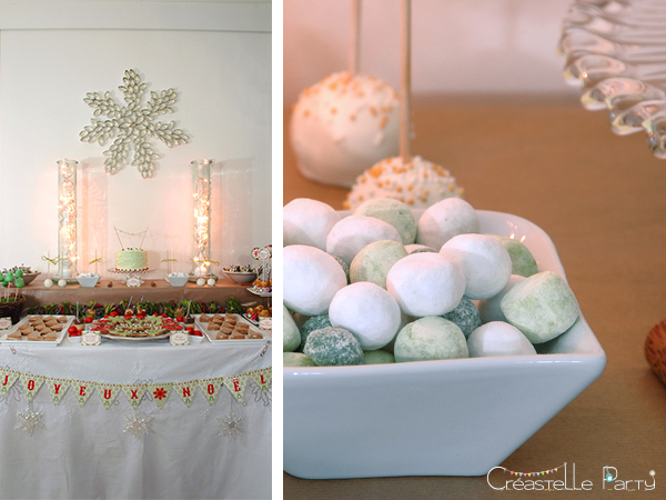 Sweet table Noël vert / Evergreen Christmas 