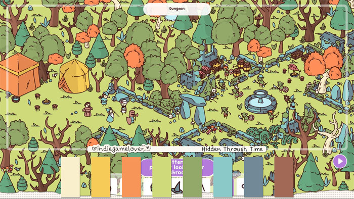 Indie Game Lover Hidden Through Time Palette