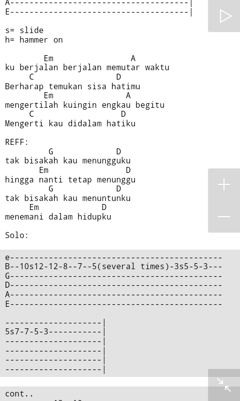 Kumpulan Chord Lagu Chord Peterpan Tak Bisakah