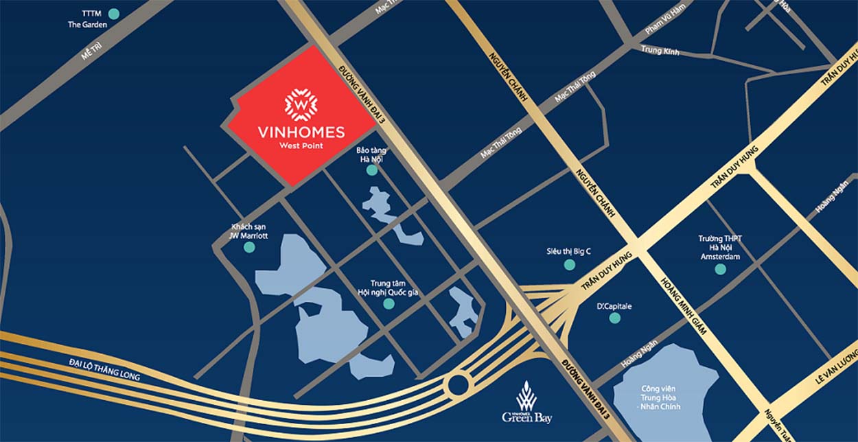 Vị trí Vinhomes West Point Vị trí Vinhomes West Point
