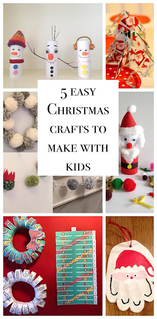 5 easy Christmas crafts to make with kids | Polly and Pip