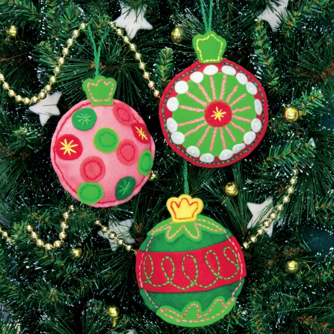Weekend Kits Blog Christmas Crafts Handmade Felt Ornament Kits