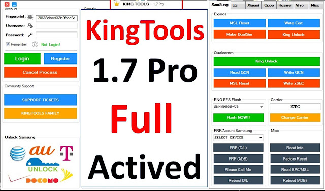 KingTools 1.7 Pro Full Activated By MobileflasherBD R Jonaki TelecoM