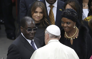 Mugabe and Pope Francis