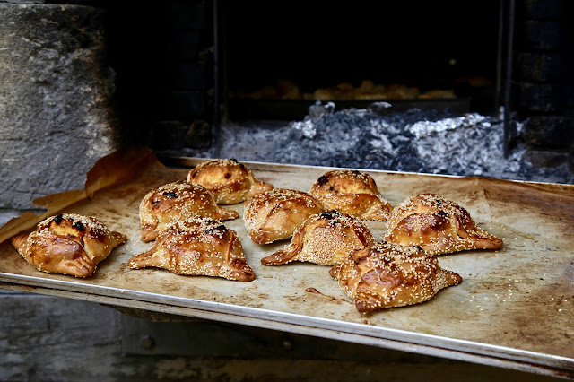 baking flaounes,, Cyprus pic: Kerstin Rodgers/msmarmitelover.com
