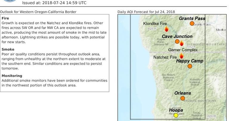 oregon smoke information smoke outlook for western oregon