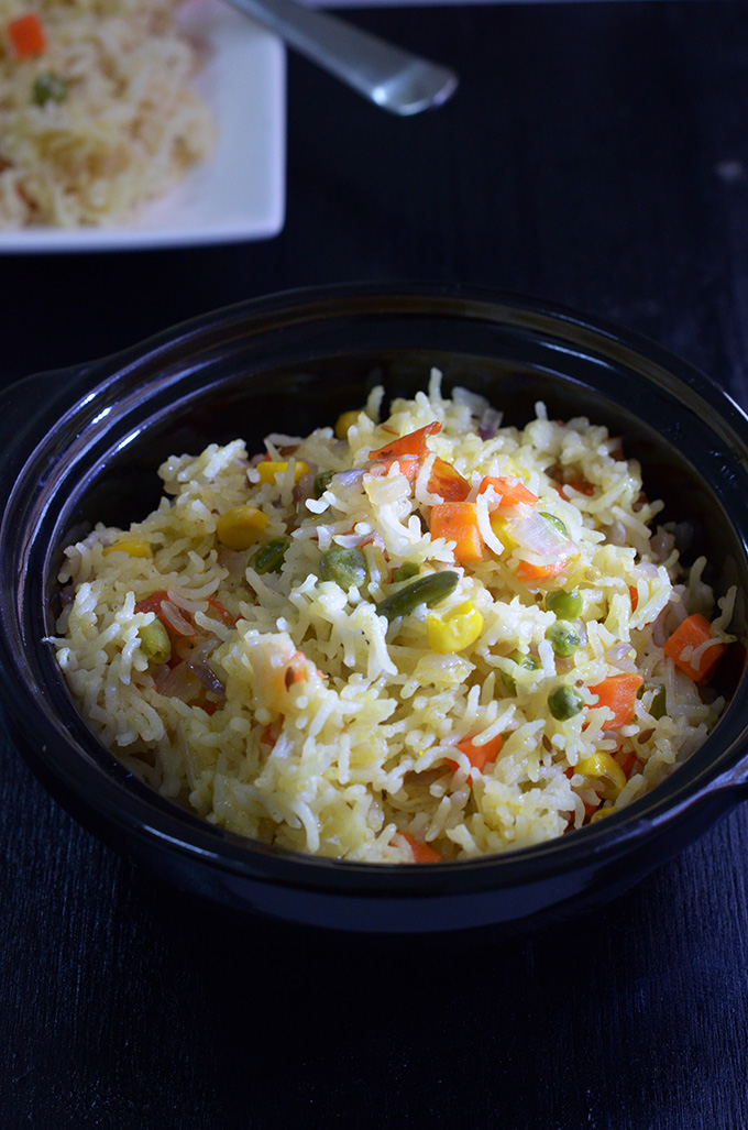 vegetable pulao rice