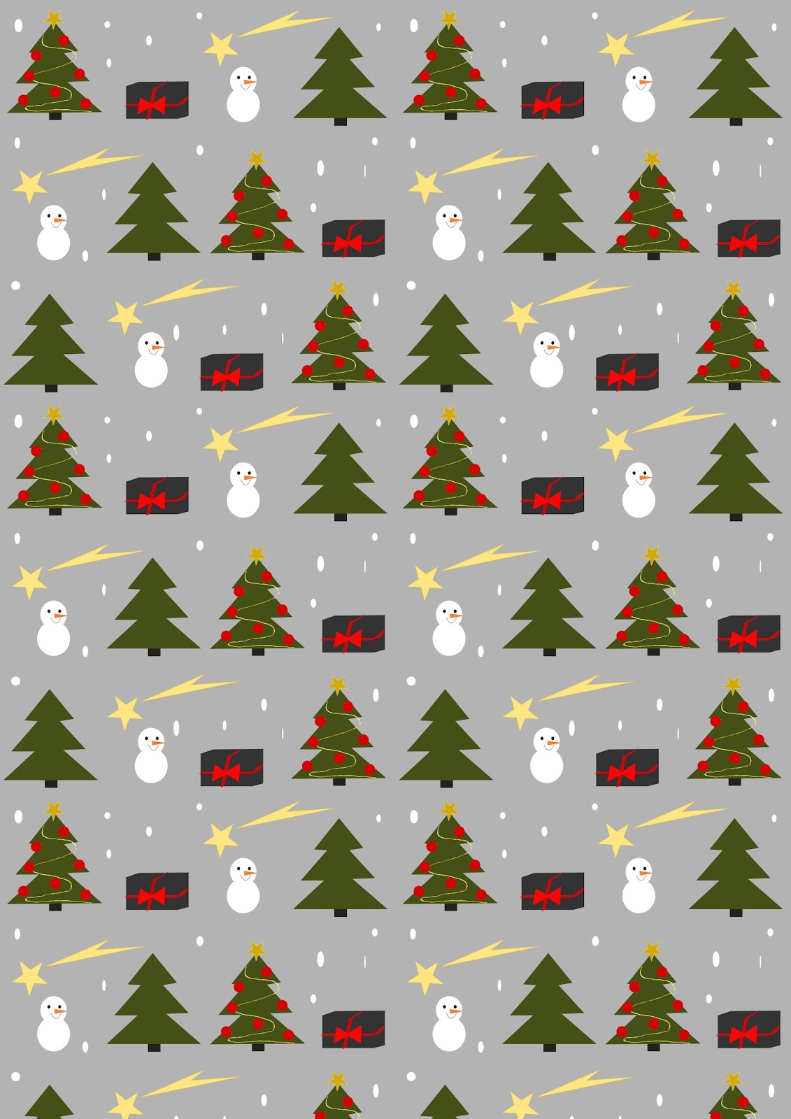 Free Printable Christmas Wrapping Paper Pdf