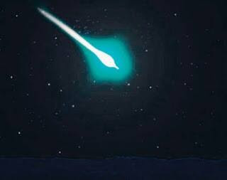Tahi Bintang Komet Lintas Bumi
